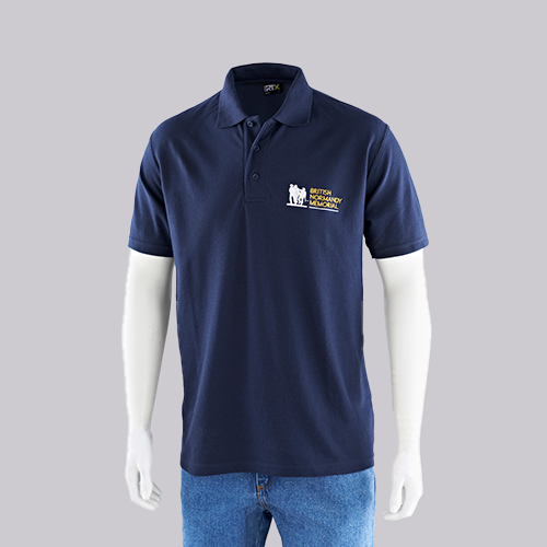 British Normandy Memorial Navy Blue Polo Shirt – Unisex – British ...